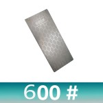 Placa metalica brici, pentru ascutit / slefuire, granulatie 600, culoare argintie, 150 mm x 62 mm